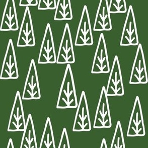 christmas trees // scandi christmas fabric cute xmas holidays green and white fir trees