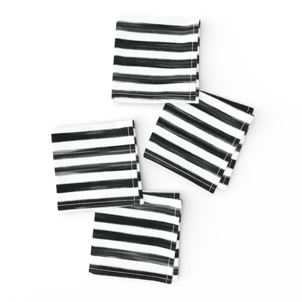 black gouache stripes