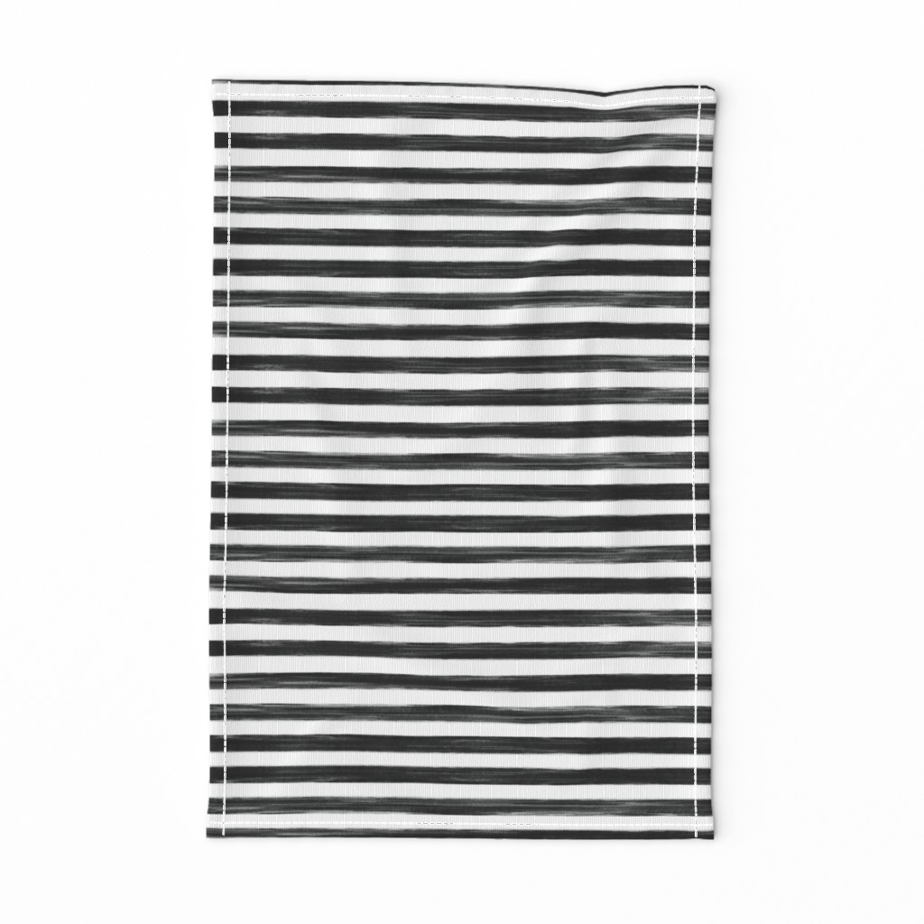 black gouache stripes