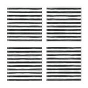 black gouache stripes