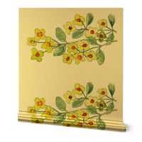 Hypericum berries 2 Tea Towel