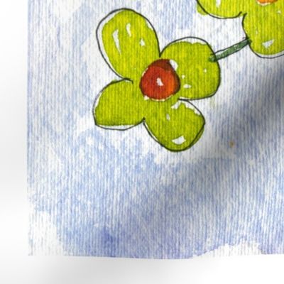 Hypericum Berries Tea Towel