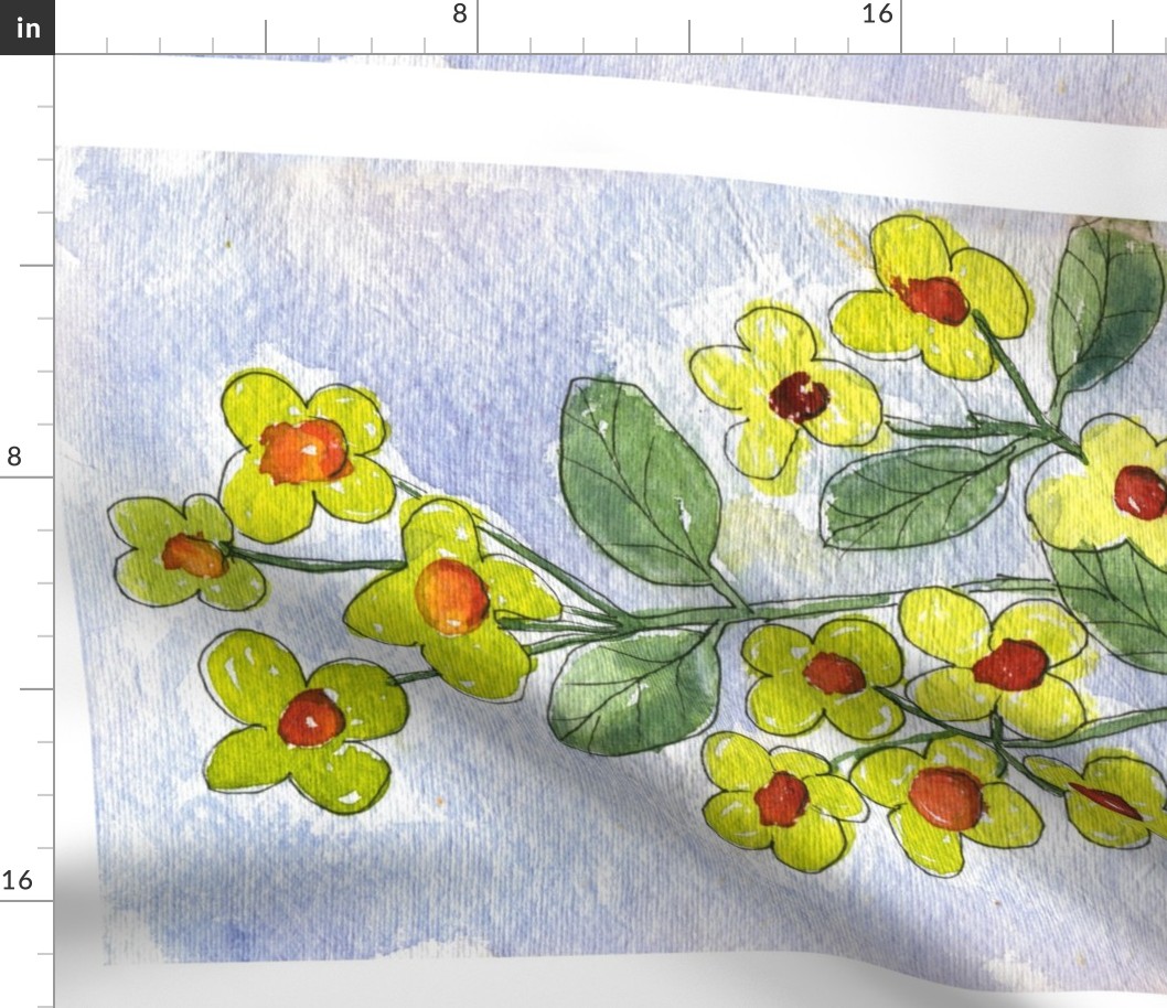 Hypericum Berries Tea Towel