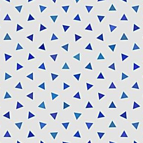 triangles in blue