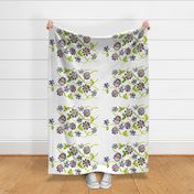 Purple Whimsy Tea Towel