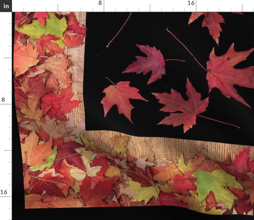 Autumn Maple Leaves Panel