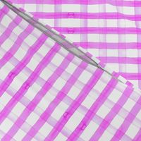 gingham watercolor neon purple