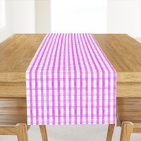 gingham watercolor neon purple