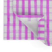 gingham watercolor neon purple