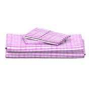 gingham watercolor neon purple