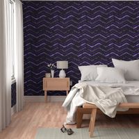 Watercolor Chevron Mix Black Purple