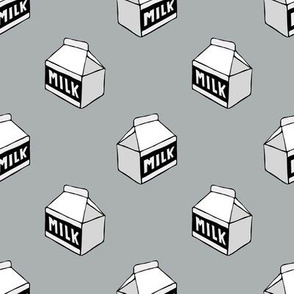 milk carton || grey