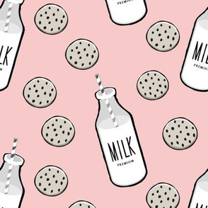 milk and cookies || milk jug on rose