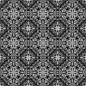 Black Mosaic on Gray