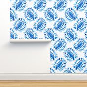 Traditional blue and white pattern