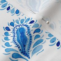 Traditional blue and white pattern