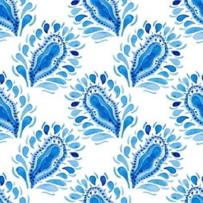 Traditional blue and white pattern