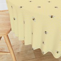 Bees on yellow chevron