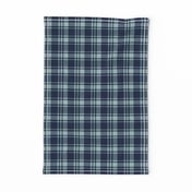 fall plaid || dusty blue and navy - happy camper wholecloth coordinate fabric