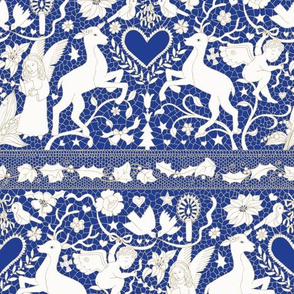 Antique Lace - Royal Blue