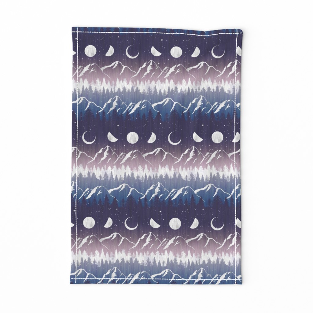 Chalet View Stripe - Midnight