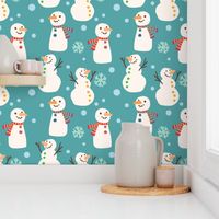 Cute Winter Holiday Snowmen