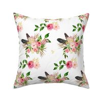 7" Fox Floral / Wild One - Floral Pattern