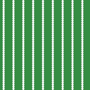 Holiday Hexies Green Stripe