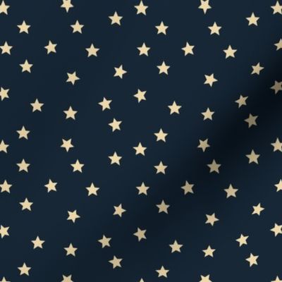 Star Print - Navy