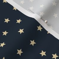 Star Print - Navy