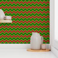 Christmas Three Color Chevron