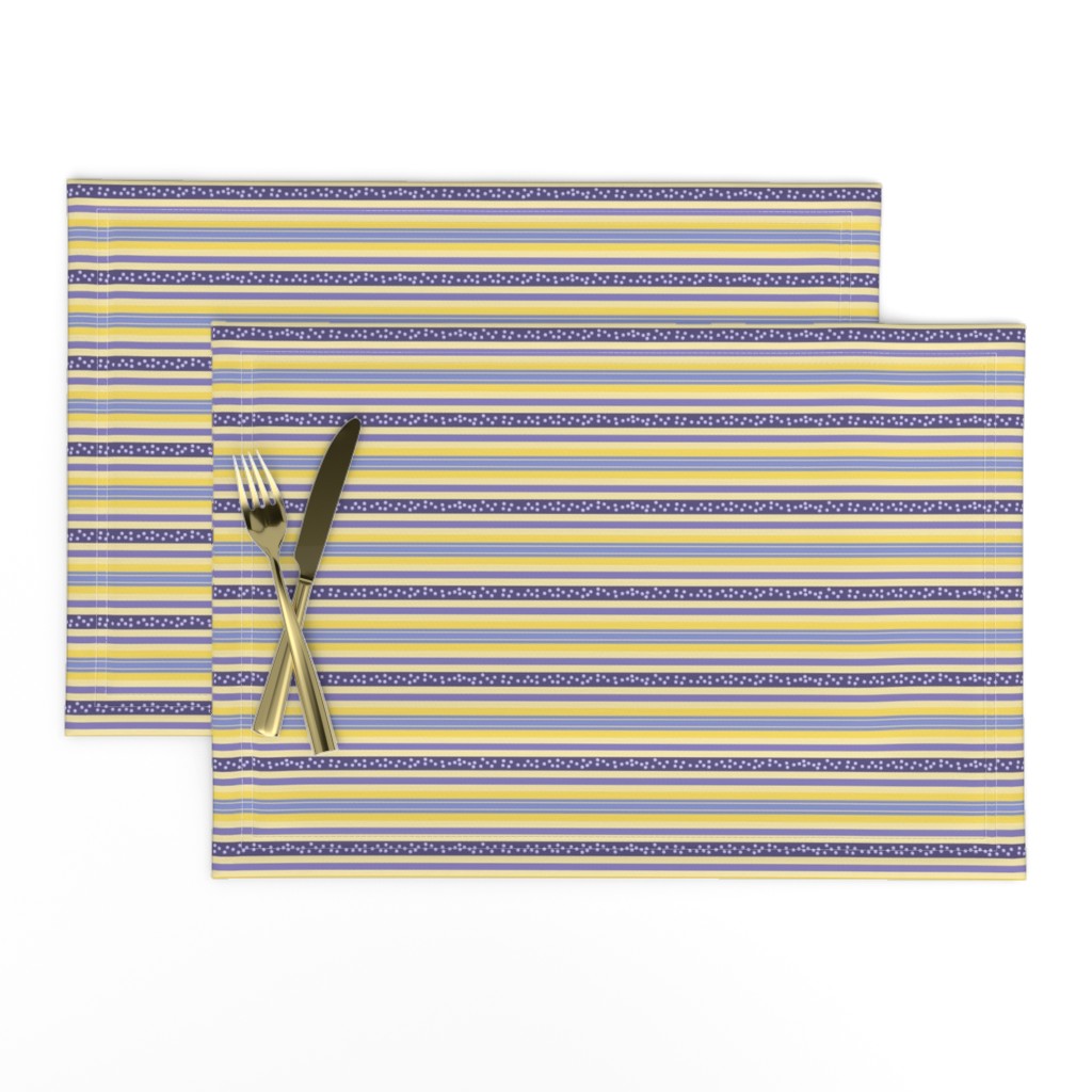 FNB1 - Fizz-n-Bubble Lemon and Violet crosswise stripes