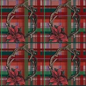 Buffalo Gal's Flannel Plaid Rustic Wreath