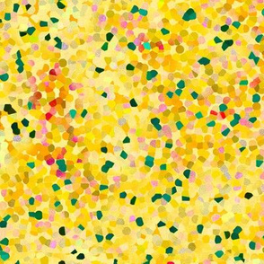 Pixel Confetti Yellow