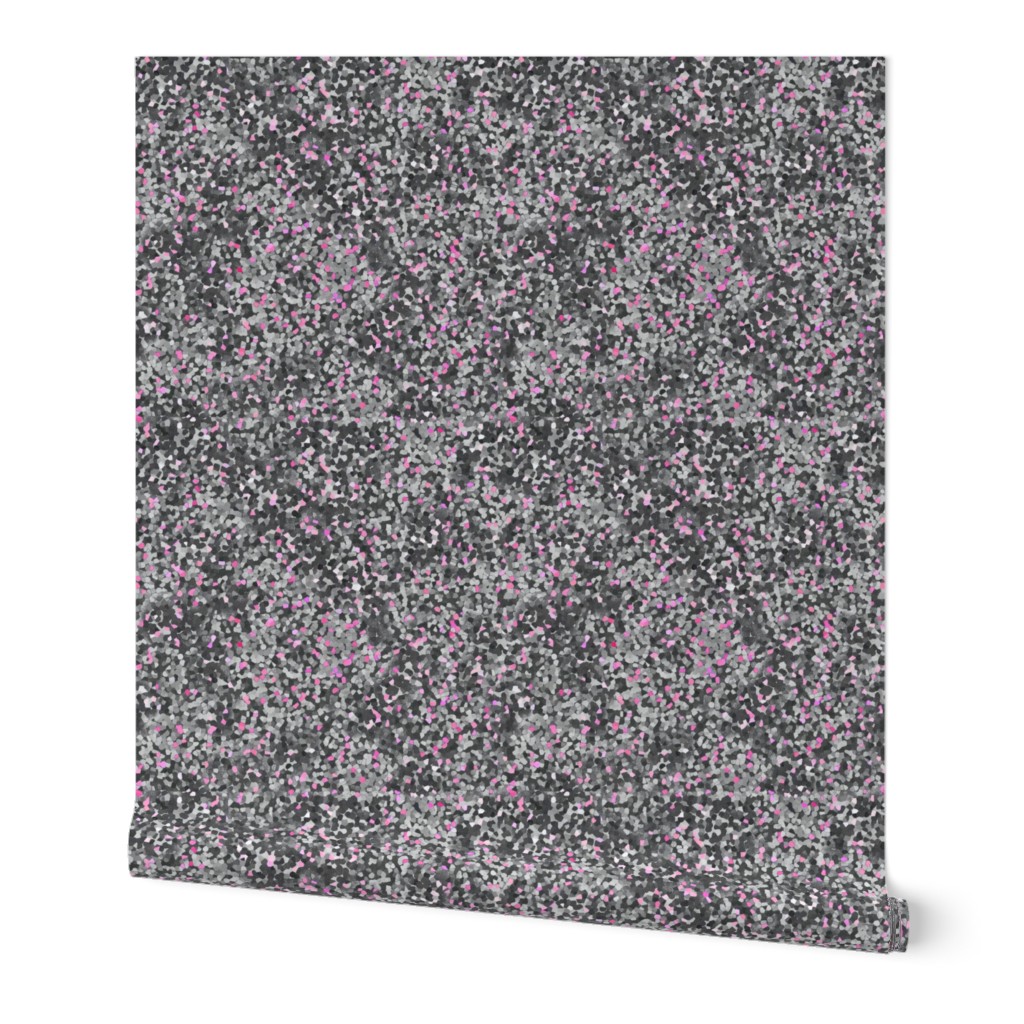 Pixel Confetti Grey & Pink