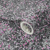 Pixel Confetti Grey & Pink