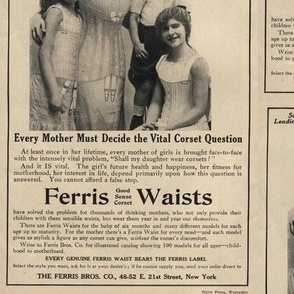 Corsets For Children early 20th century advertisement