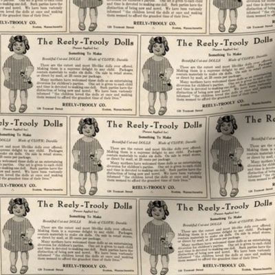 1915 Reely Trooly doll advertisement