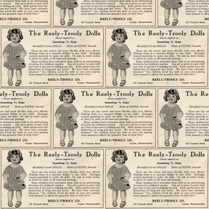 1915 Reely Trooly doll advertisement
