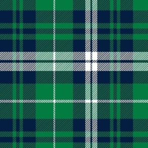 fall plaid - navy and green - wholecloth plaid coordinate