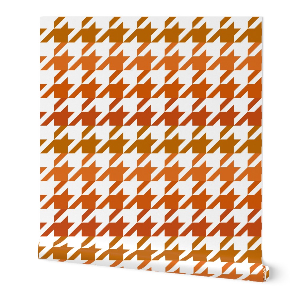 The Houndstooth Check ~ Pumpkin Spice Ombre ~ Small