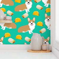 corgi taco burrito dogs fabric cute corgis dogs fabric dog fabric