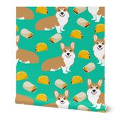 corgi taco burrito dogs fabric cute corgis dogs fabric dog fabric