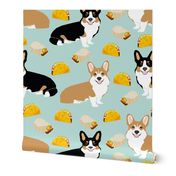 corgi tacos corgi burritos dog fabric cute dogs design best corgis fabric