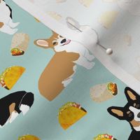 corgi tacos corgi burritos dog fabric cute dogs design best corgis fabric