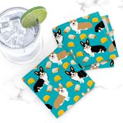 corgi tacos cute corgi dogs fabric cute corgis burritos mexican food