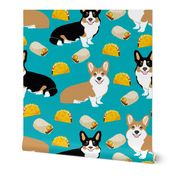 corgi tacos cute corgi dogs fabric cute corgis burritos mexican food