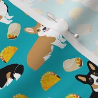 corgi tacos cute corgi dogs fabric cute corgis burritos mexican food