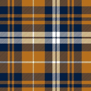 fall plaid || cider and navy