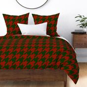 Houndstooth Check ~ Christmas ~ Parc Aux Cerfs and Turkey Red ~ Flannel 